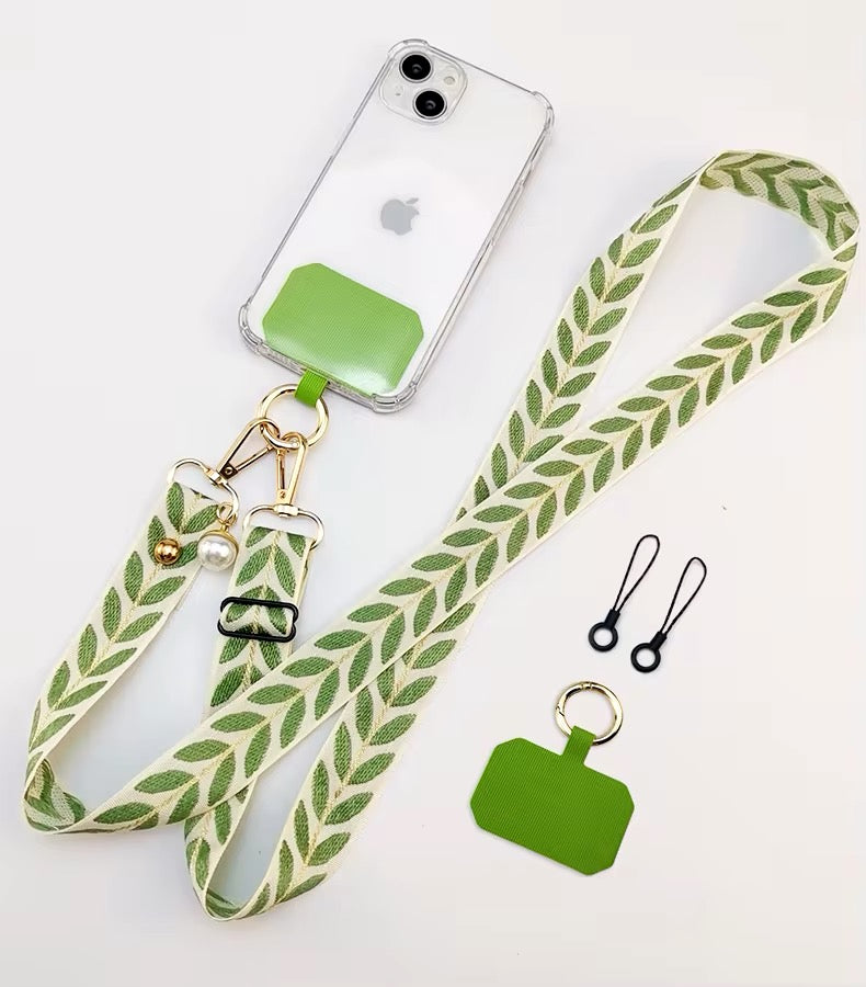 SaveThy™: Mobiele Telefoon Lanyard met Lange Crossbody Riem 60cm