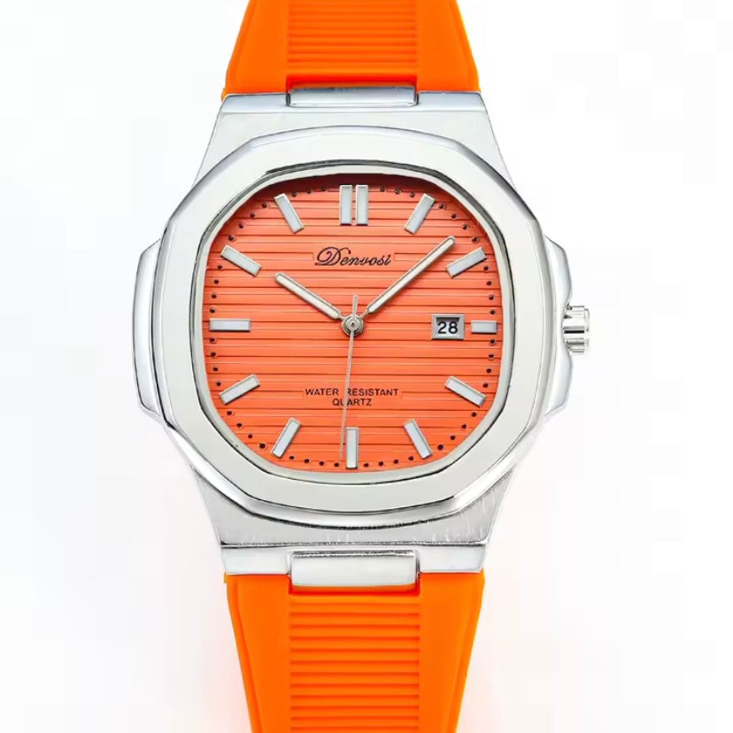 Neutrale Stijl Vrijetijdssporthorloge - Waterdicht Quartz Horloge met Trendy Pet als Cadeau