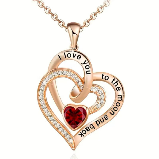 Luxe Liefde Hart Zirkoon Ketting - Perfect voor Valentijnsdag 2025 | gratis verzending