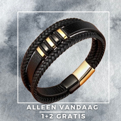 Leren Armband, Krijg 2 Gratis