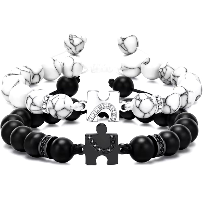 Puzzel Hart Armbanden Set voor Koppels