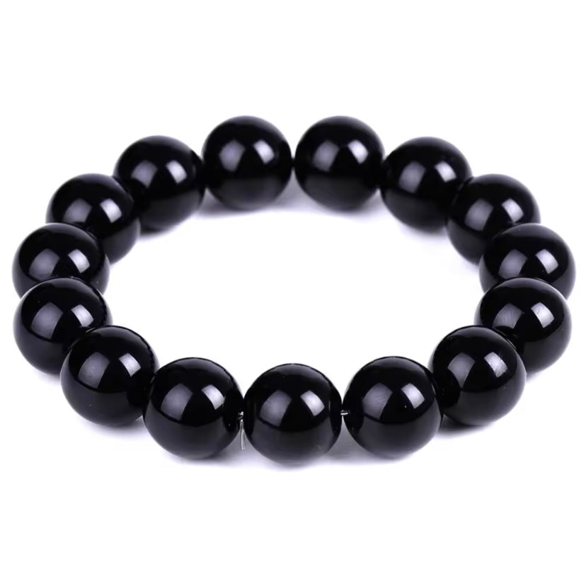 Zwarte Obsidiaan Armband – Bloedcirculatie, Angst & Gewichtsverlies