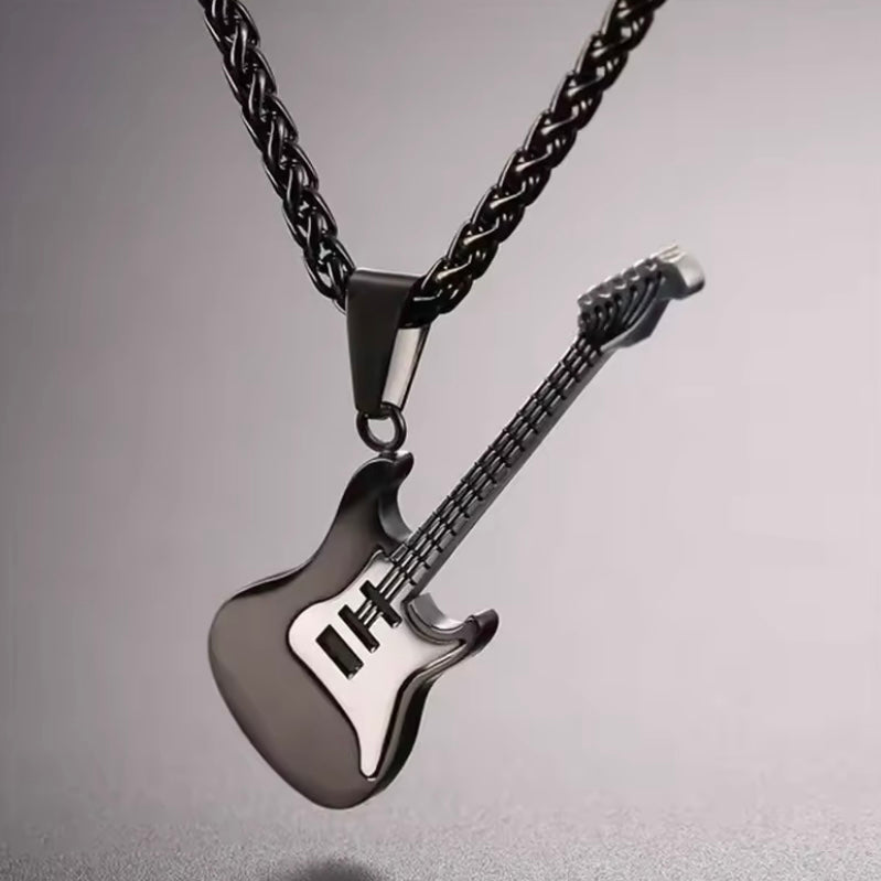 Gitaar Ketting | RVS Hanger | Mode Street Hiphop Rock Ketting