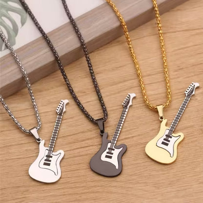 Gitaar Ketting | RVS Hanger | Mode Street Hiphop Rock Ketting